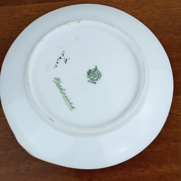 Vintage P.T. hand painted Bavaria Tirscenreuth appetizer plate art nouveau - Picture 3 of 9